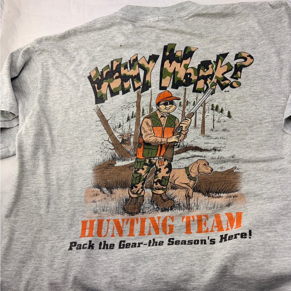 Vintage Hunting T Shirt Size Large